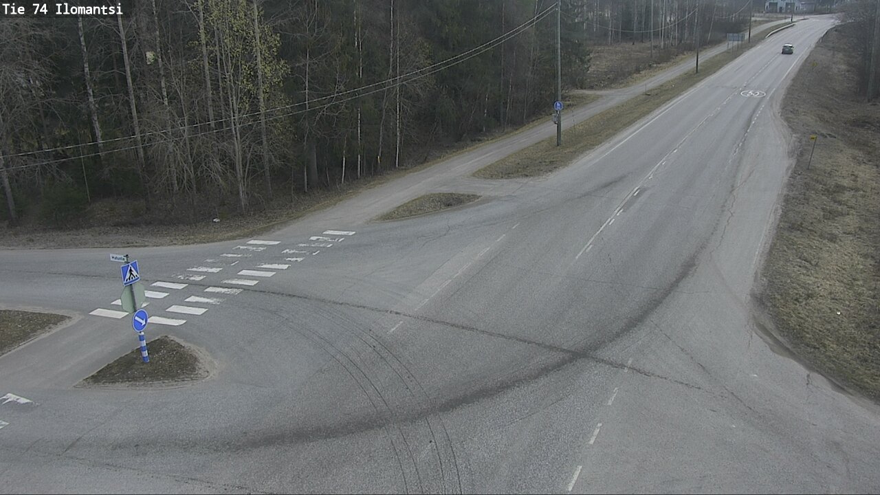 Weather Camera Image Väg 74 Ilomantsi, Ilomantsi, Pohjois-Karjala