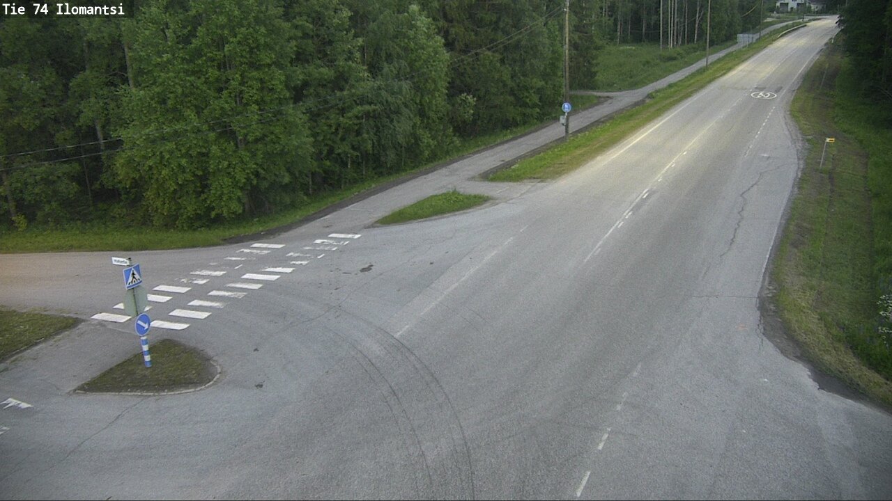 Weather Camera Image Väg 74 Ilomantsi, Ilomantsi, Pohjois-Karjala
