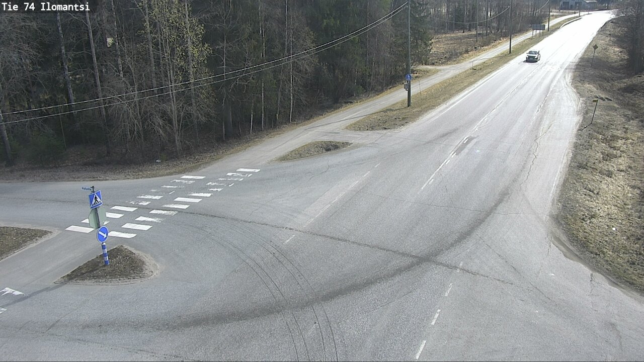 Weather Camera Image Väg 74 Ilomantsi, Ilomantsi, Pohjois-Karjala