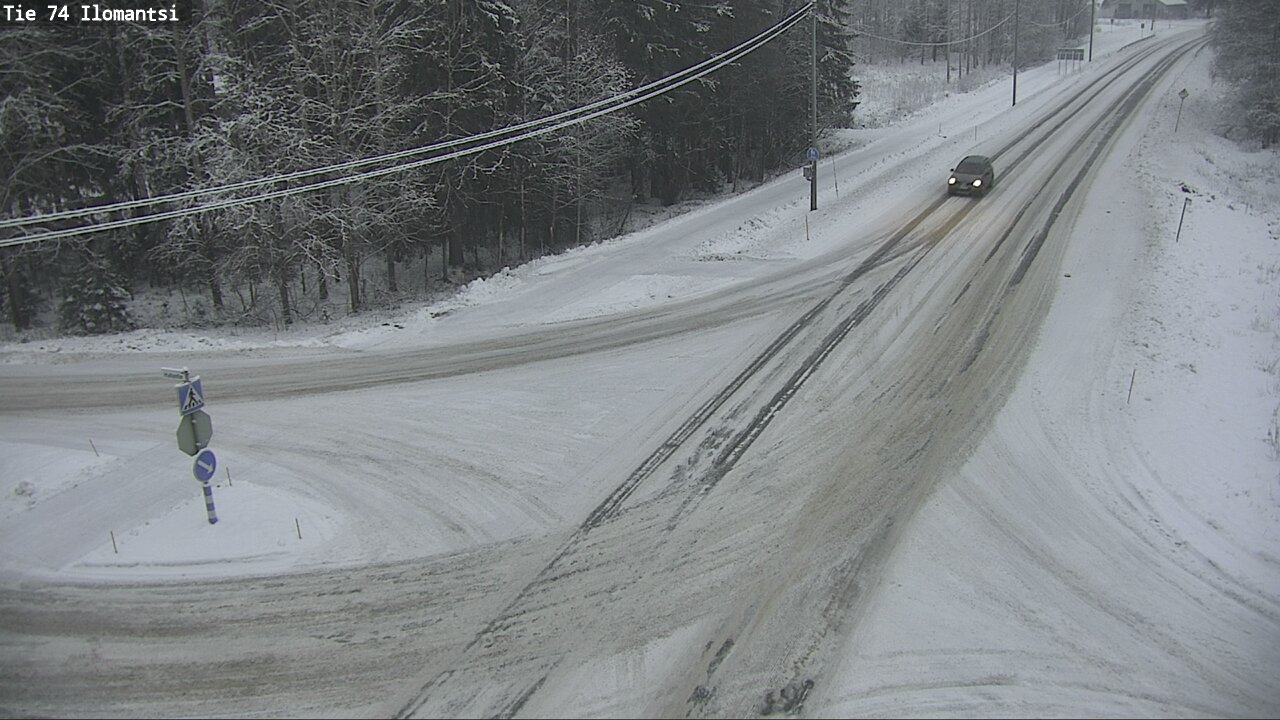 Weather Camera Image Väg 74 Ilomantsi, Ilomantsi, Pohjois-Karjala