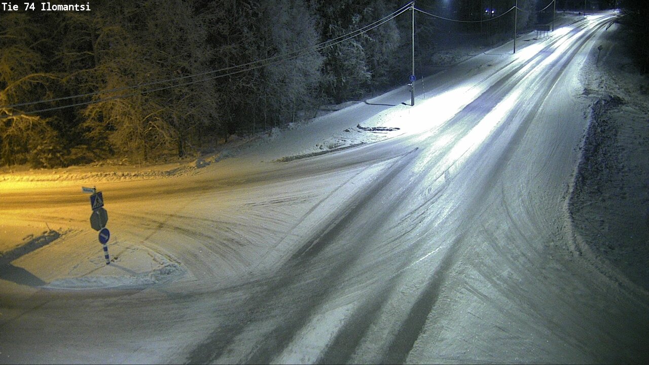 Weather Camera Image Road 74 Ilomantsi, Ilomantsi, Pohjois-Karjala