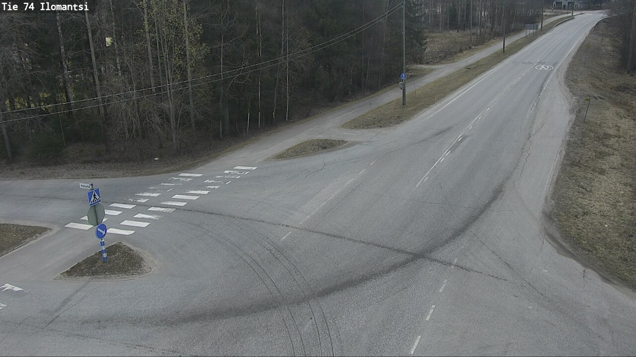 Weather Camera Image Väg 74 Ilomantsi, Ilomantsi, Pohjois-Karjala