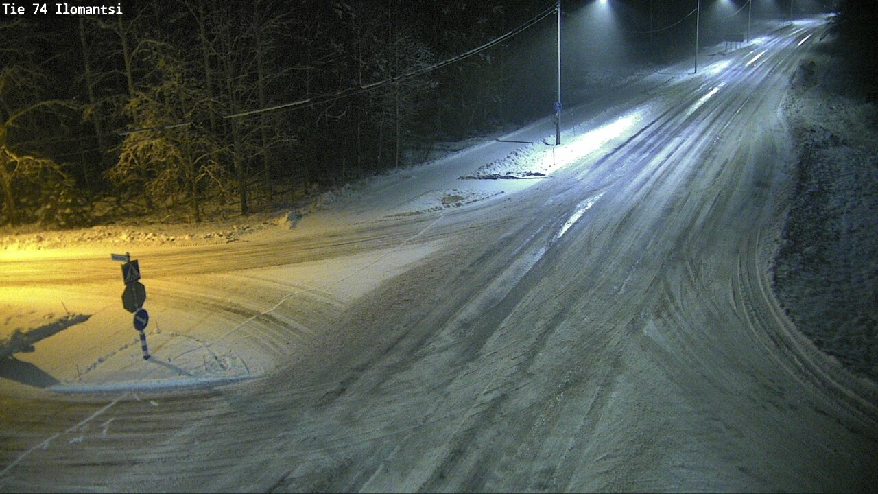 Weather Camera Image Väg 74 Ilomantsi, Ilomantsi, Pohjois-Karjala