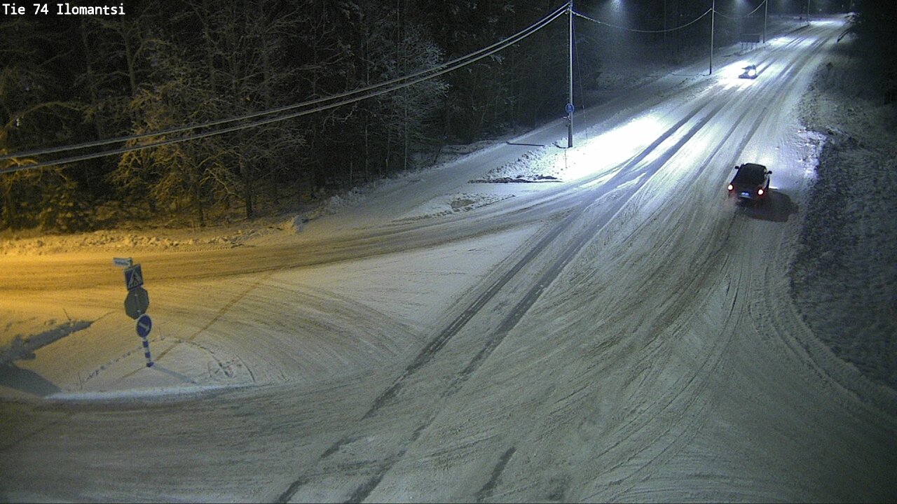 Weather Camera Image Väg 74 Ilomantsi, Ilomantsi, Pohjois-Karjala