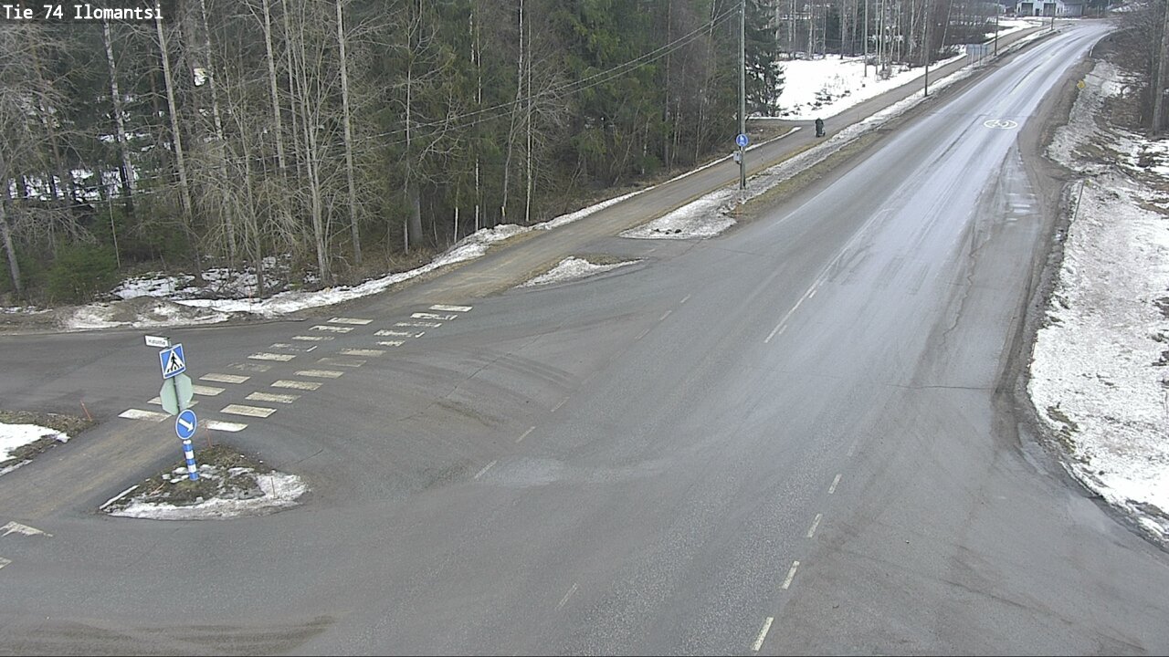 Weather Camera Image Väg 74 Ilomantsi, Ilomantsi, Pohjois-Karjala