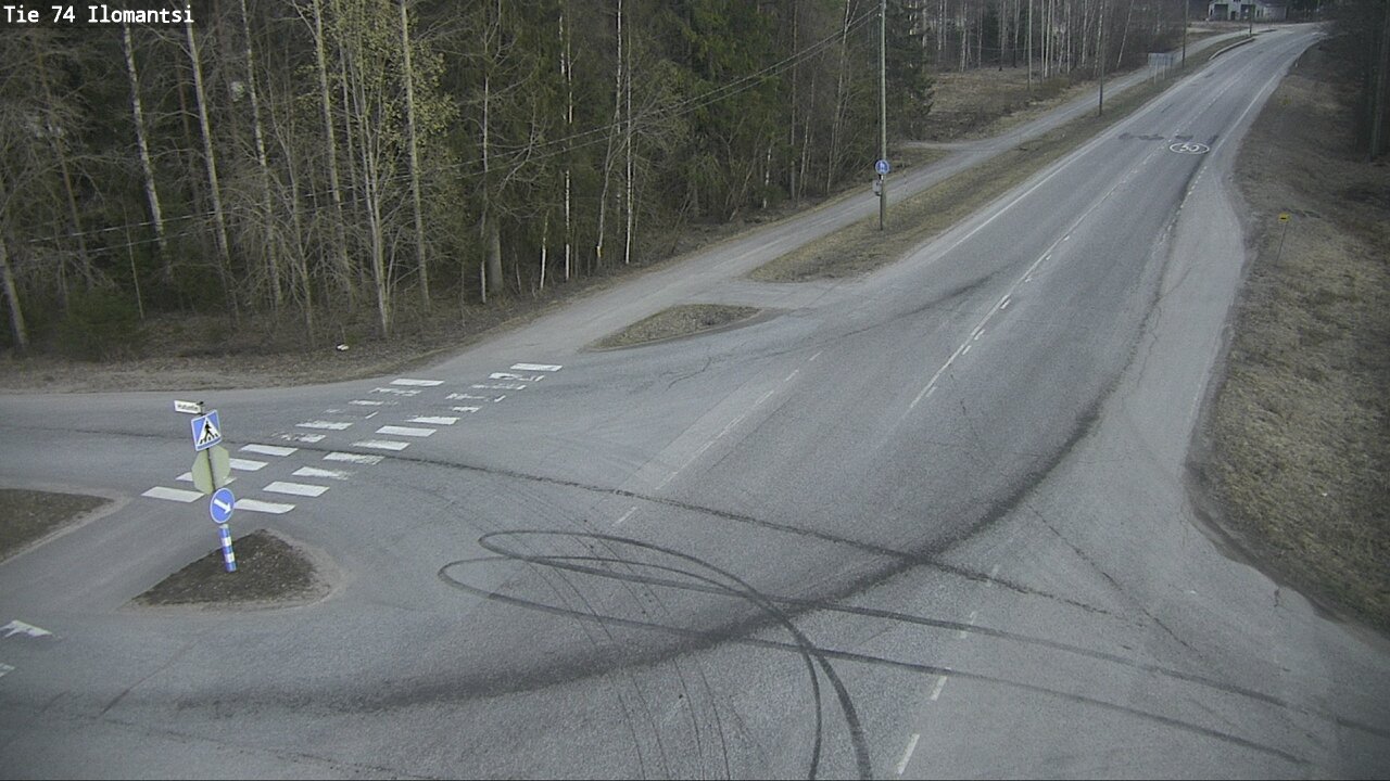 Weather Camera Image Väg 74 Ilomantsi, Ilomantsi, Pohjois-Karjala
