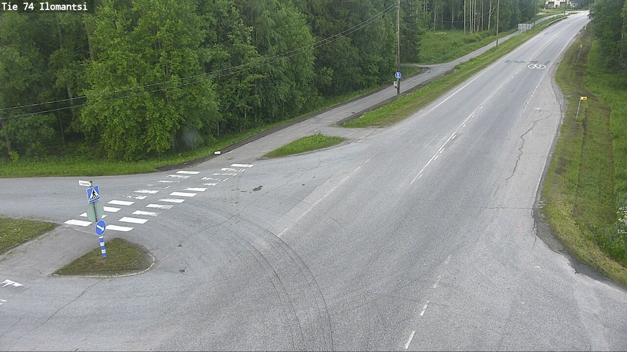 Weather Camera Image Väg 74 Ilomantsi, Ilomantsi, Pohjois-Karjala