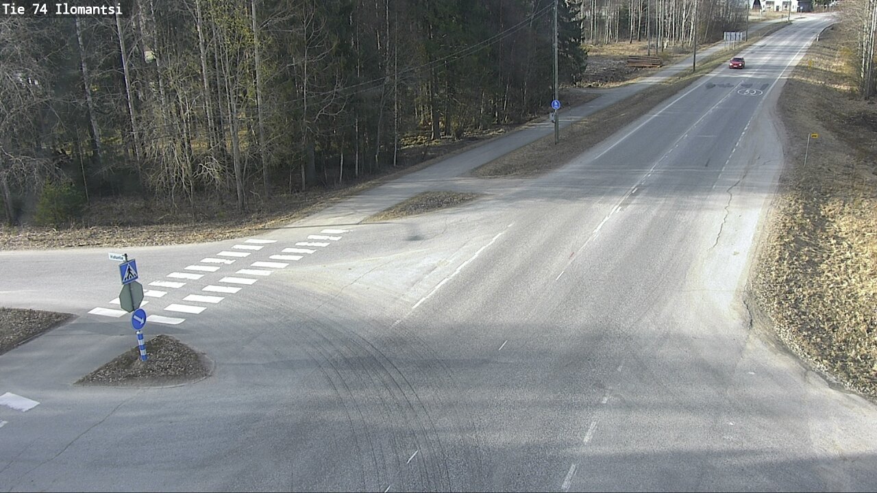 Weather Camera Image Väg 74 Ilomantsi, Ilomantsi, Pohjois-Karjala