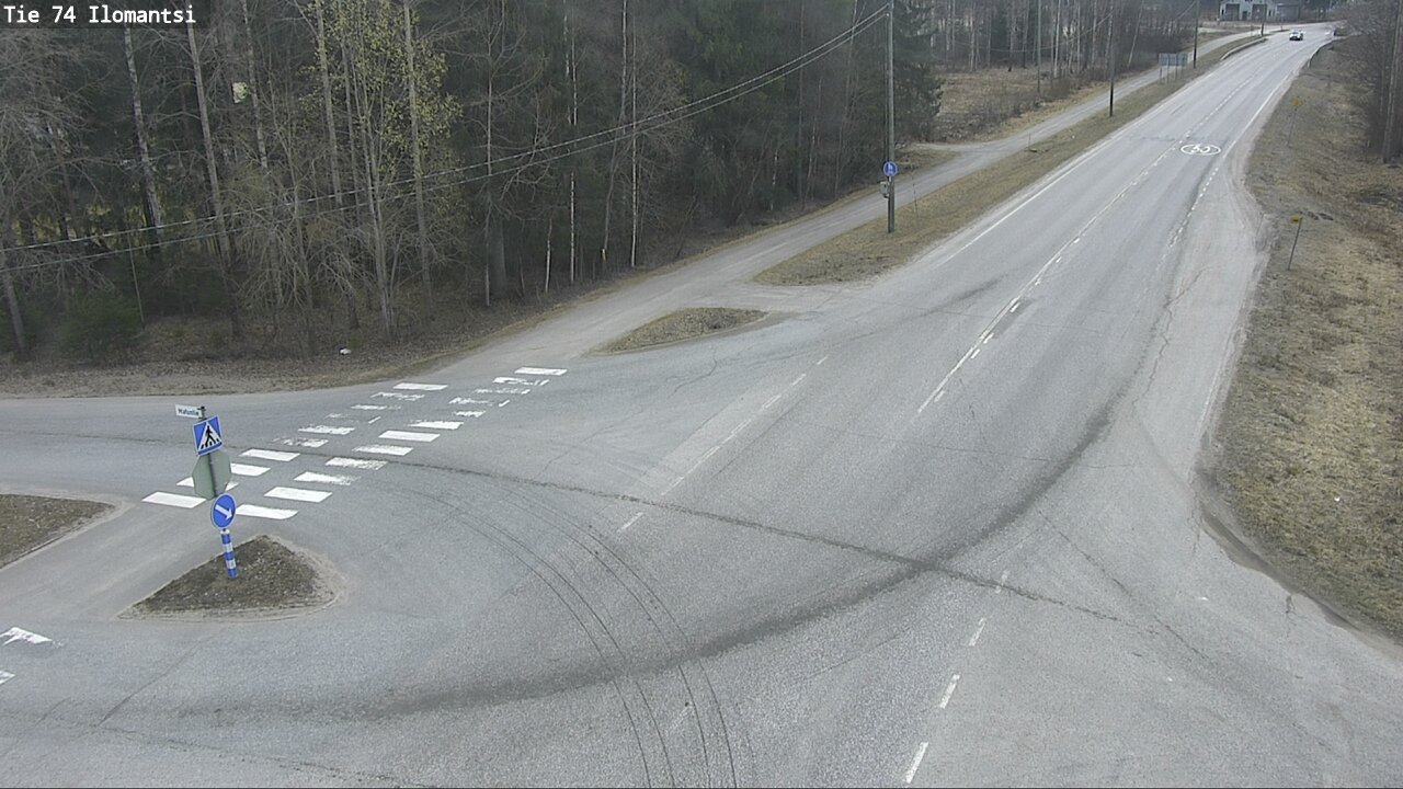 Weather Camera Image Väg 74 Ilomantsi, Ilomantsi, Pohjois-Karjala