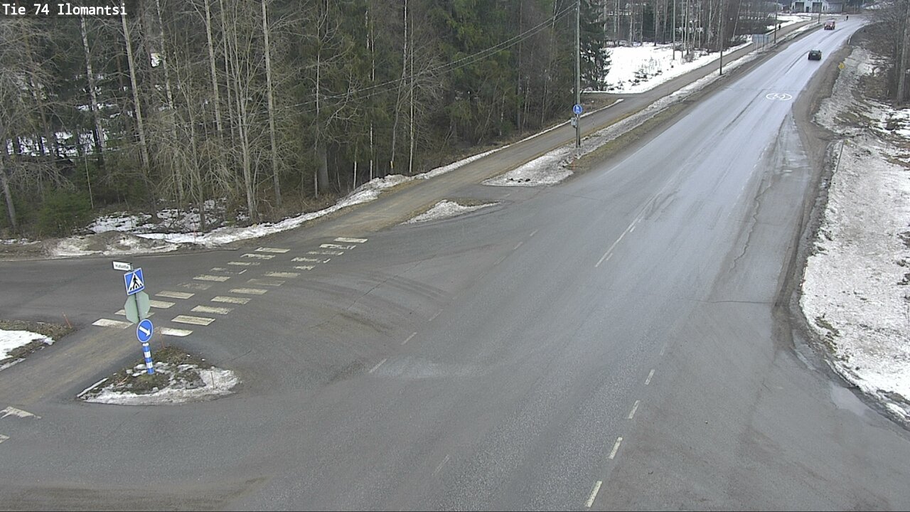 Weather Camera Image Väg 74 Ilomantsi, Ilomantsi, Pohjois-Karjala