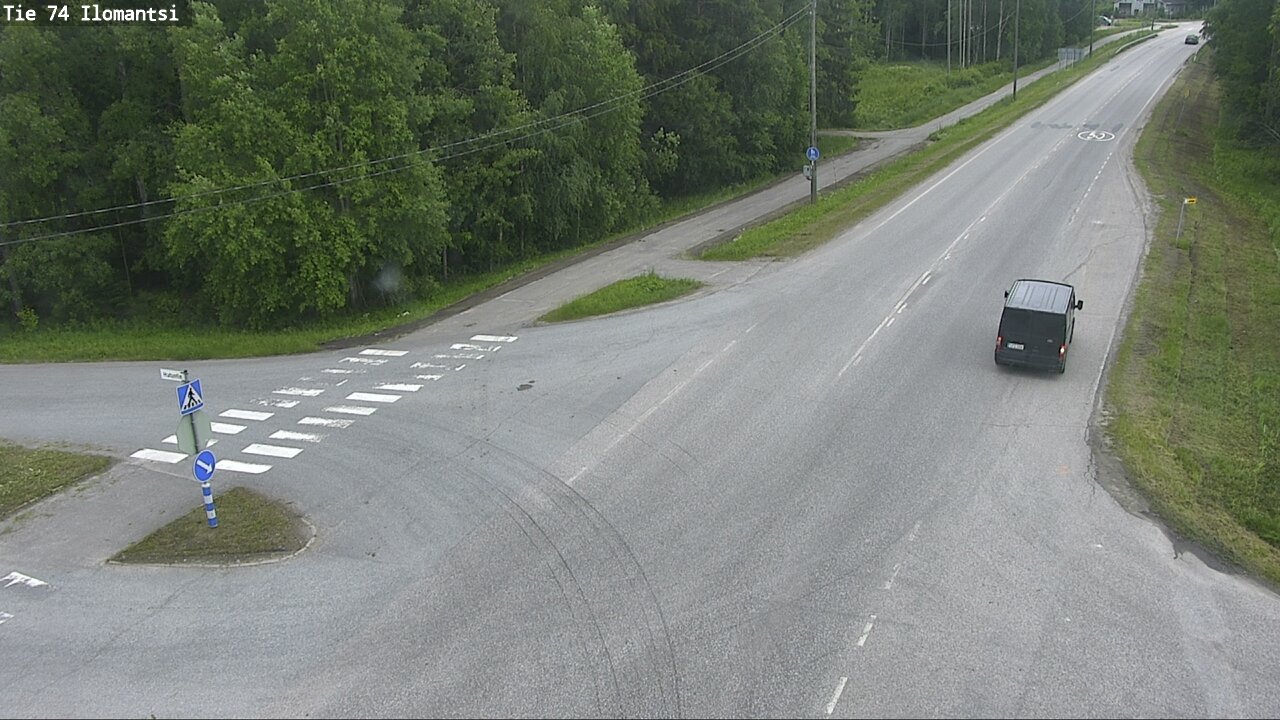 Weather Camera Image Väg 74 Ilomantsi, Ilomantsi, Pohjois-Karjala
