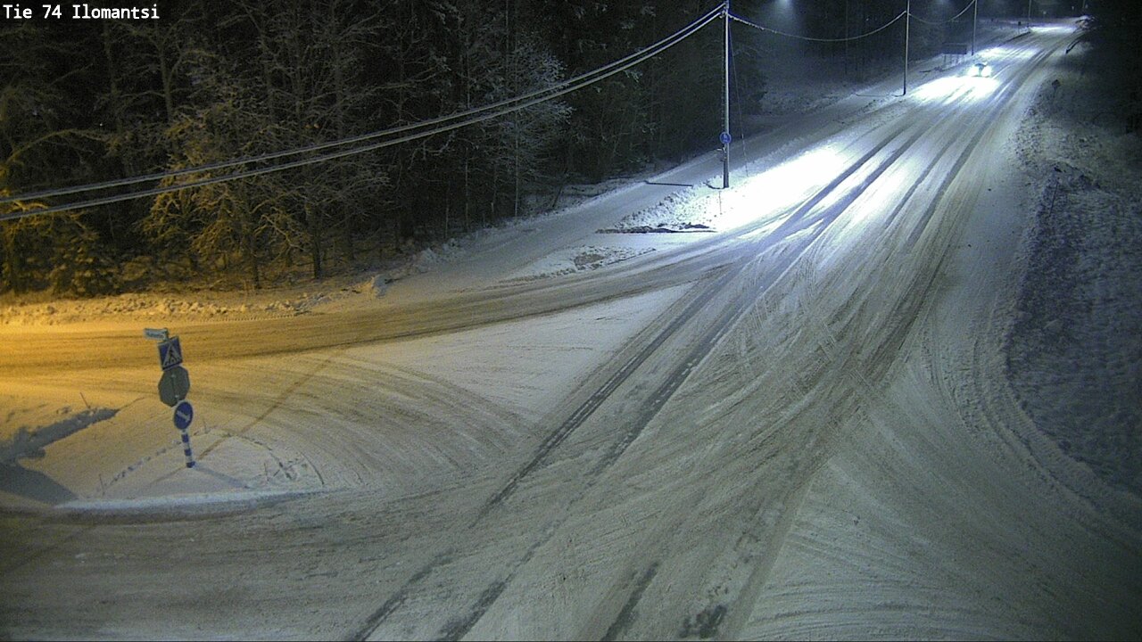 Weather Camera Image Väg 74 Ilomantsi, Ilomantsi, Pohjois-Karjala