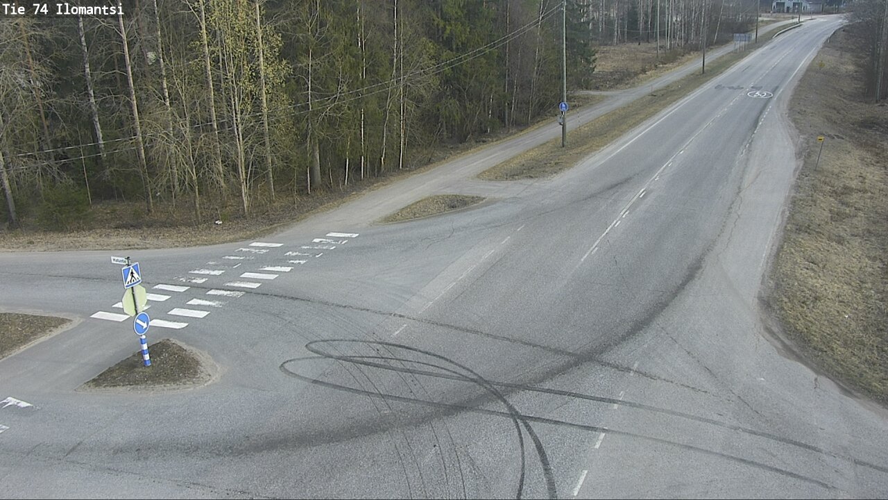 Weather Camera Image Väg 74 Ilomantsi, Ilomantsi, Pohjois-Karjala