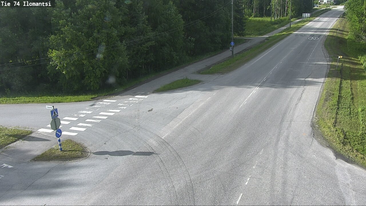 Weather Camera Image Väg 74 Ilomantsi, Ilomantsi, Pohjois-Karjala