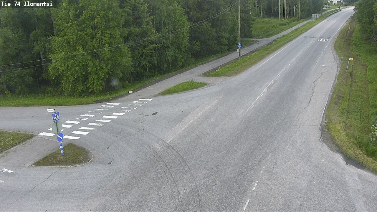 Weather Camera Image Väg 74 Ilomantsi, Ilomantsi, Pohjois-Karjala