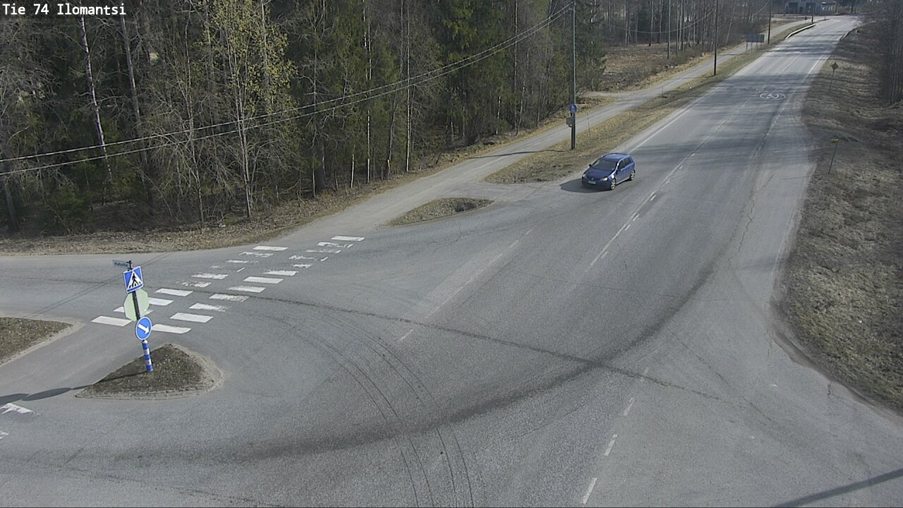 Weather Camera Image Väg 74 Ilomantsi, Ilomantsi, Pohjois-Karjala