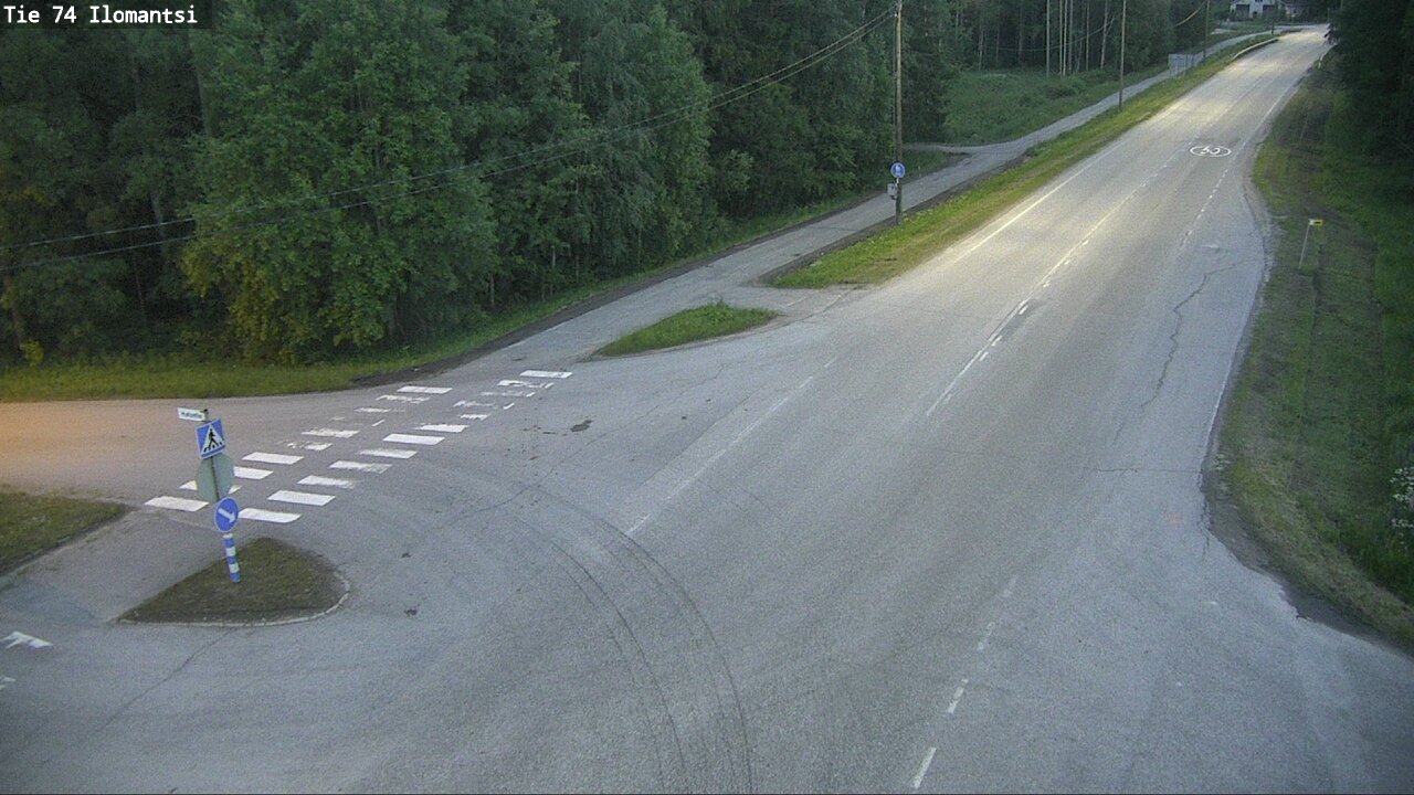 Weather Camera Image Väg 74 Ilomantsi, Ilomantsi, Pohjois-Karjala