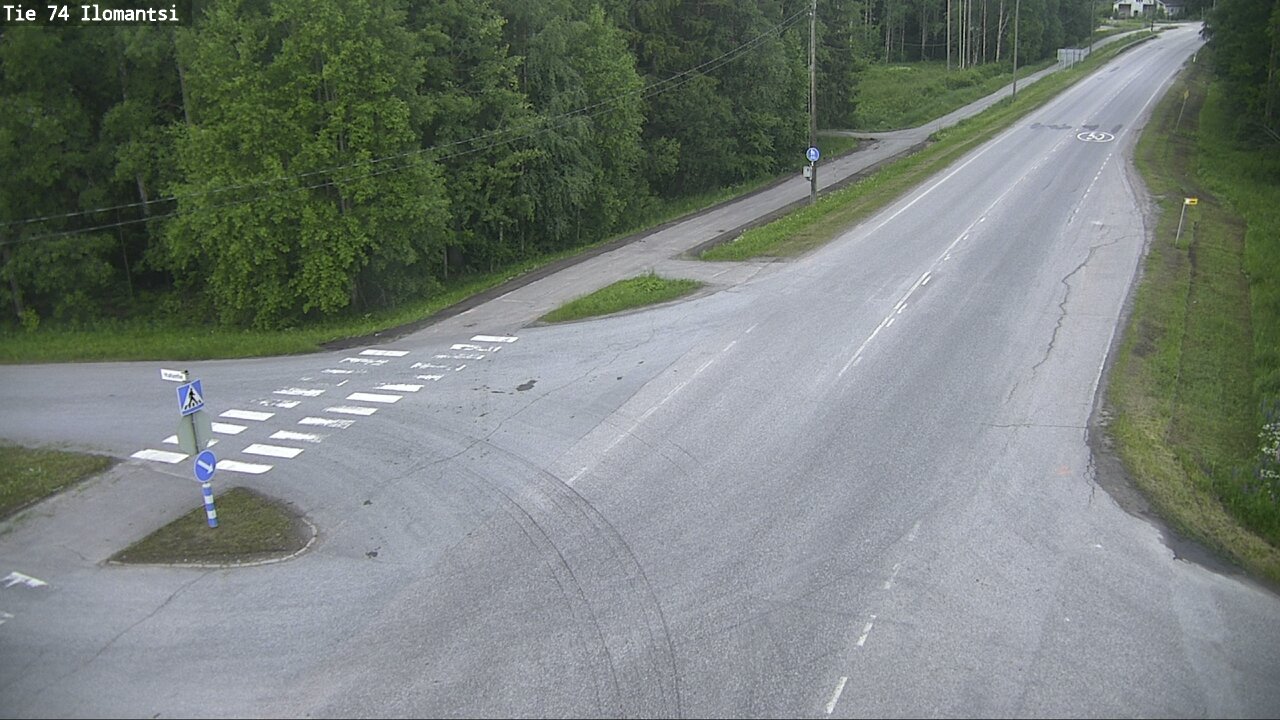 Weather Camera Image Väg 74 Ilomantsi, Ilomantsi, Pohjois-Karjala
