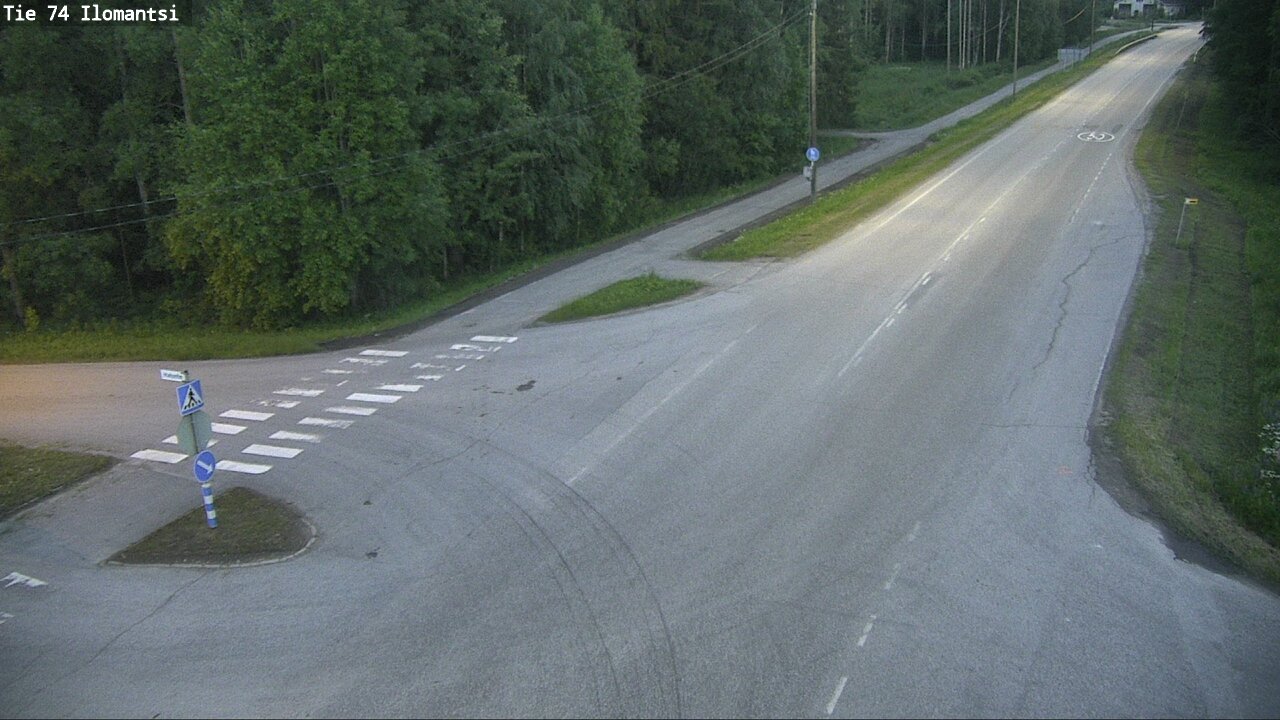 Weather Camera Image Väg 74 Ilomantsi, Ilomantsi, Pohjois-Karjala