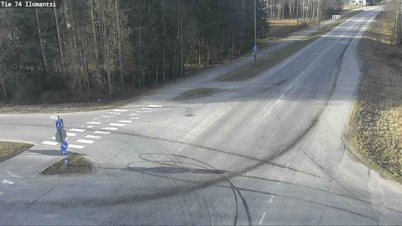 Weather Camera Image Road 74 Ilomantsi, Ilomantsi, Pohjois-Karjala