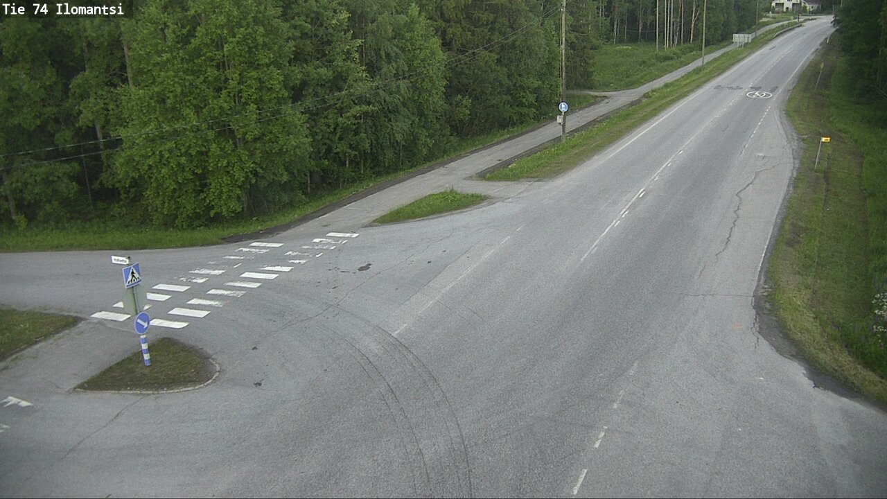 Weather Camera Image Väg 74 Ilomantsi, Ilomantsi, Pohjois-Karjala