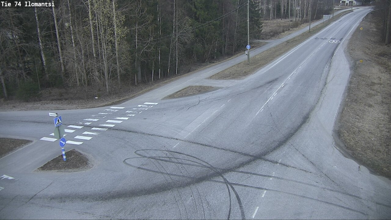 Weather Camera Image Väg 74 Ilomantsi, Ilomantsi, Pohjois-Karjala