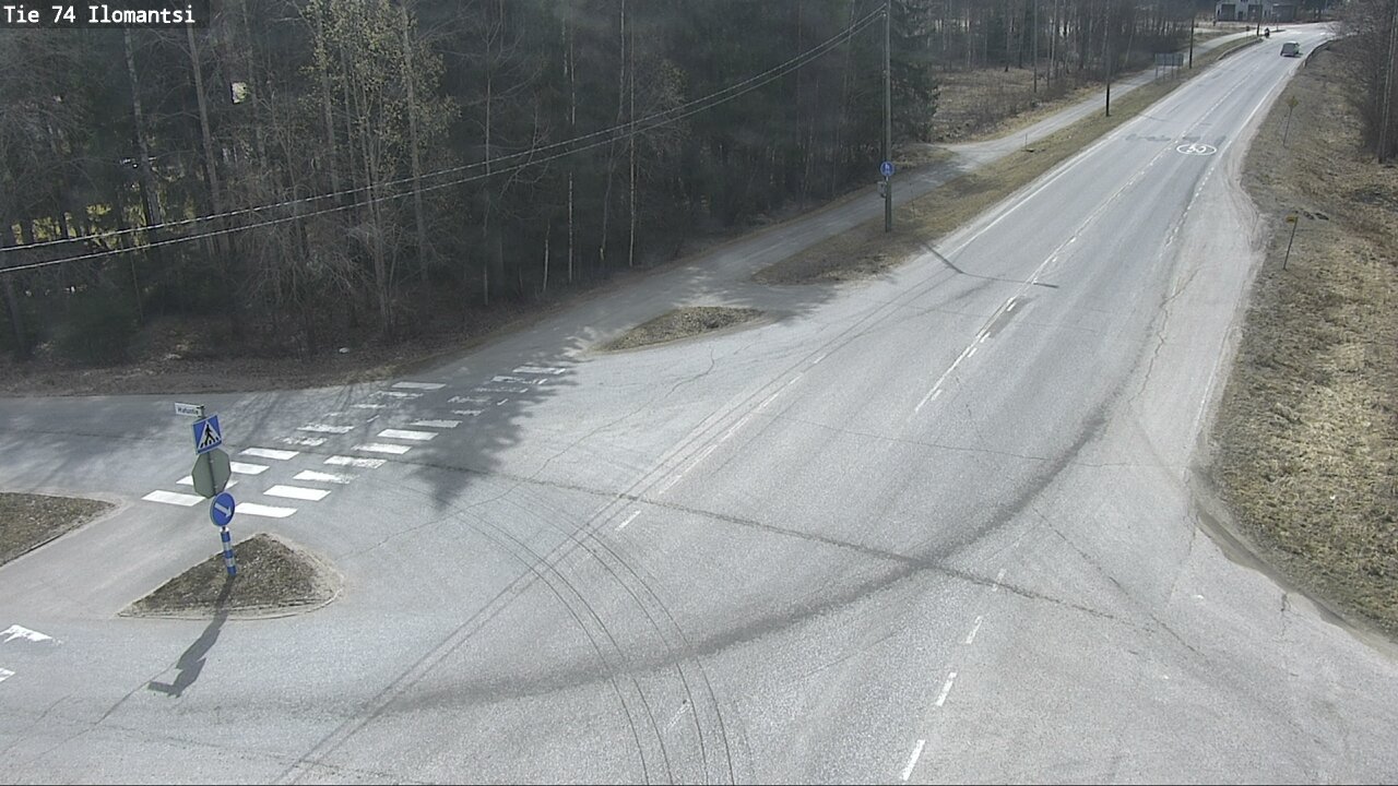 Weather Camera Image Väg 74 Ilomantsi, Ilomantsi, Pohjois-Karjala