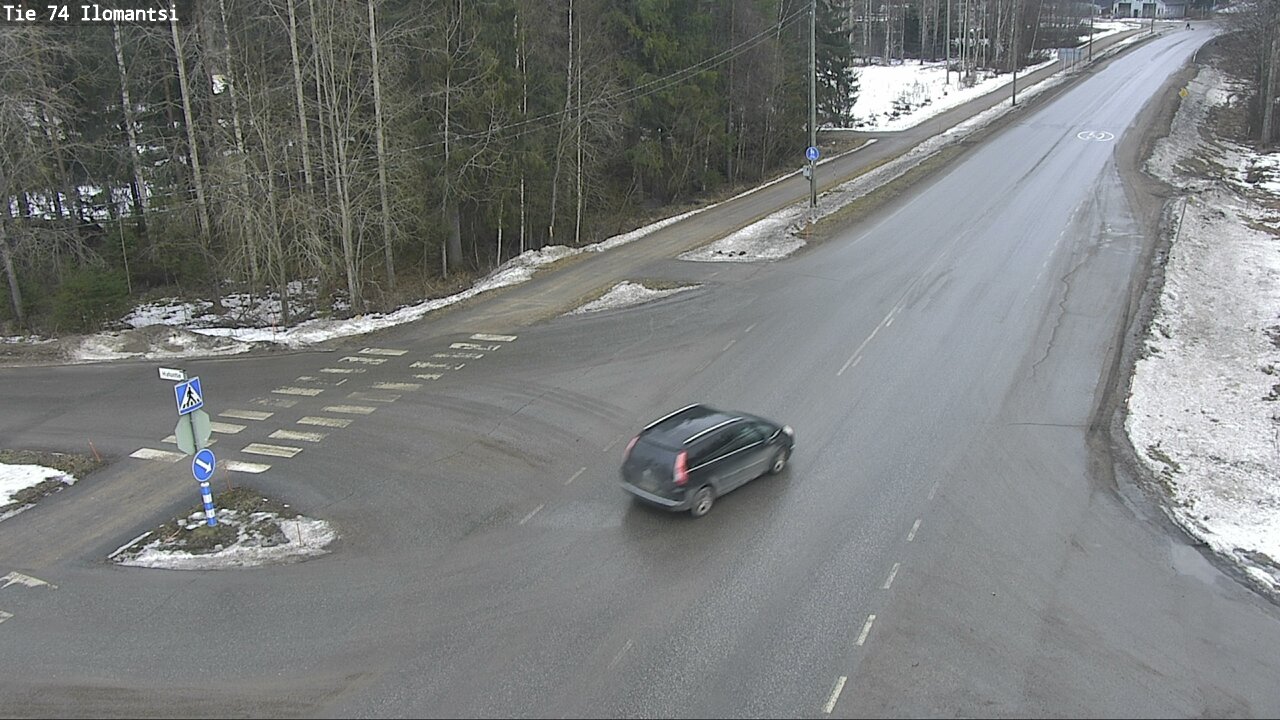 Weather Camera Image Väg 74 Ilomantsi, Ilomantsi, Pohjois-Karjala