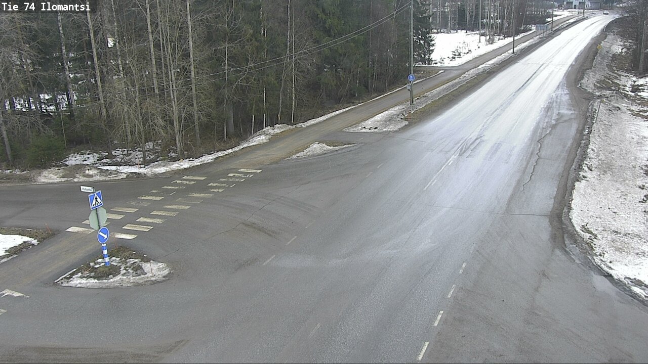Weather Camera Image Väg 74 Ilomantsi, Ilomantsi, Pohjois-Karjala