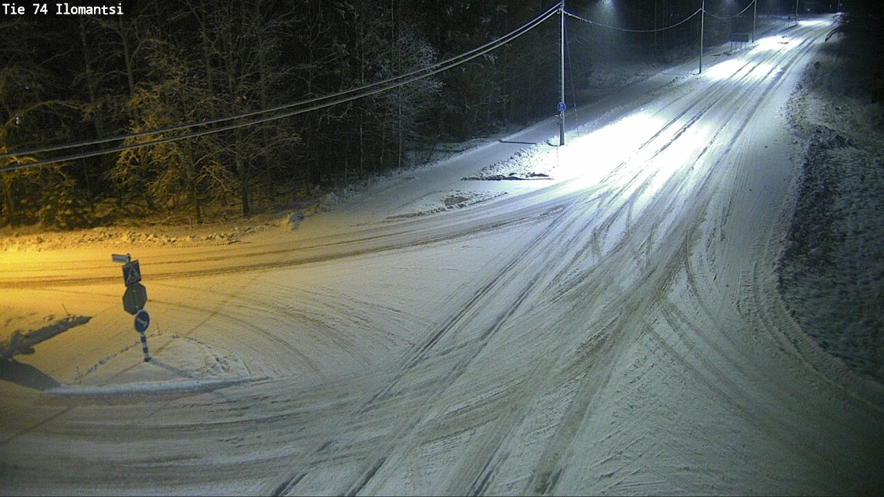 Weather Camera Image Väg 74 Ilomantsi, Ilomantsi, Pohjois-Karjala