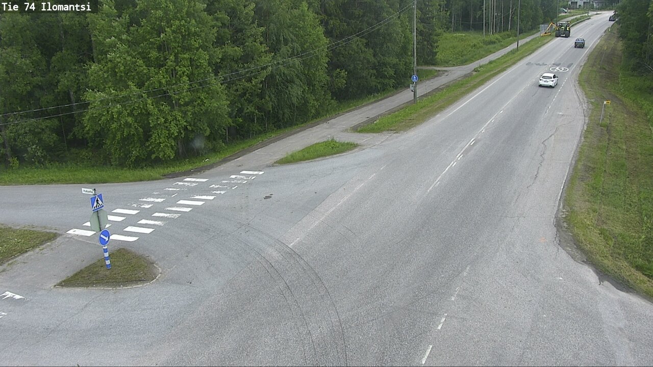 Weather Camera Image Väg 74 Ilomantsi, Ilomantsi, Pohjois-Karjala