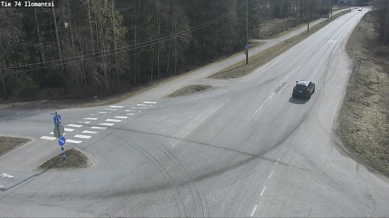 Weather Camera Image Väg 74 Ilomantsi, Ilomantsi, Pohjois-Karjala