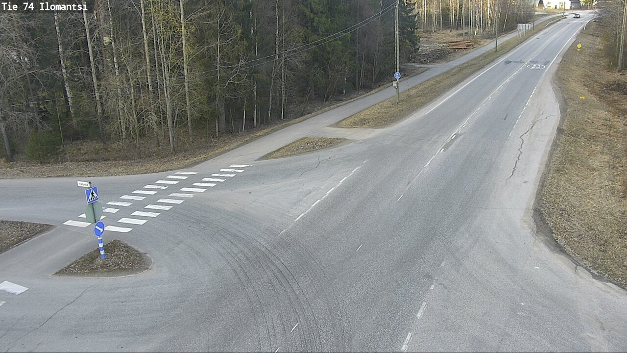 Weather Camera Image Road 74 Ilomantsi, Ilomantsi, Pohjois-Karjala