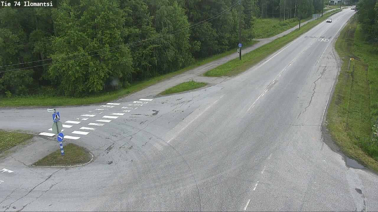 Weather Camera Image Väg 74 Ilomantsi, Ilomantsi, Pohjois-Karjala