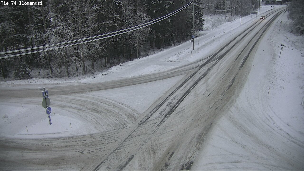 Weather Camera Image Väg 74 Ilomantsi, Ilomantsi, Pohjois-Karjala