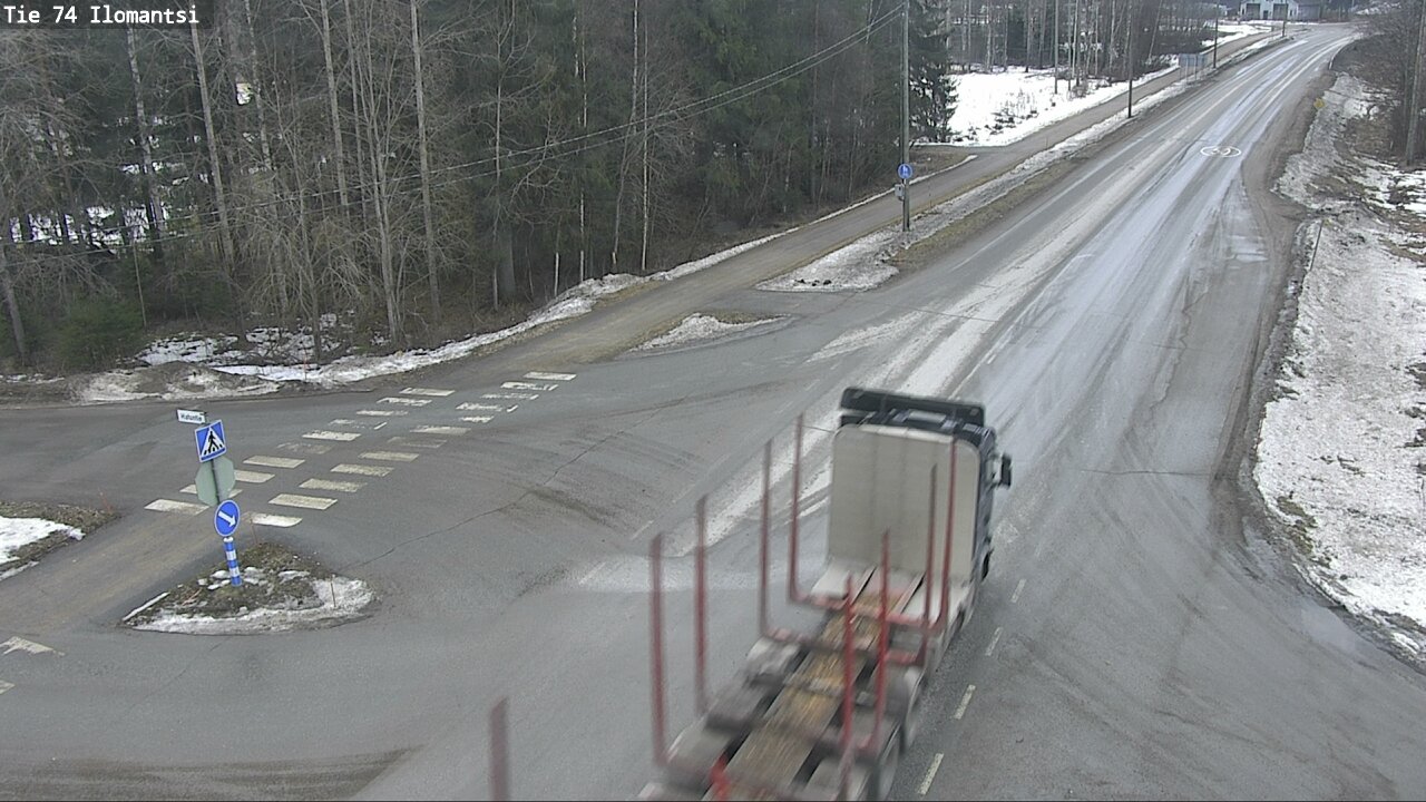 Weather Camera Image Road 74 Ilomantsi, Ilomantsi, Pohjois-Karjala