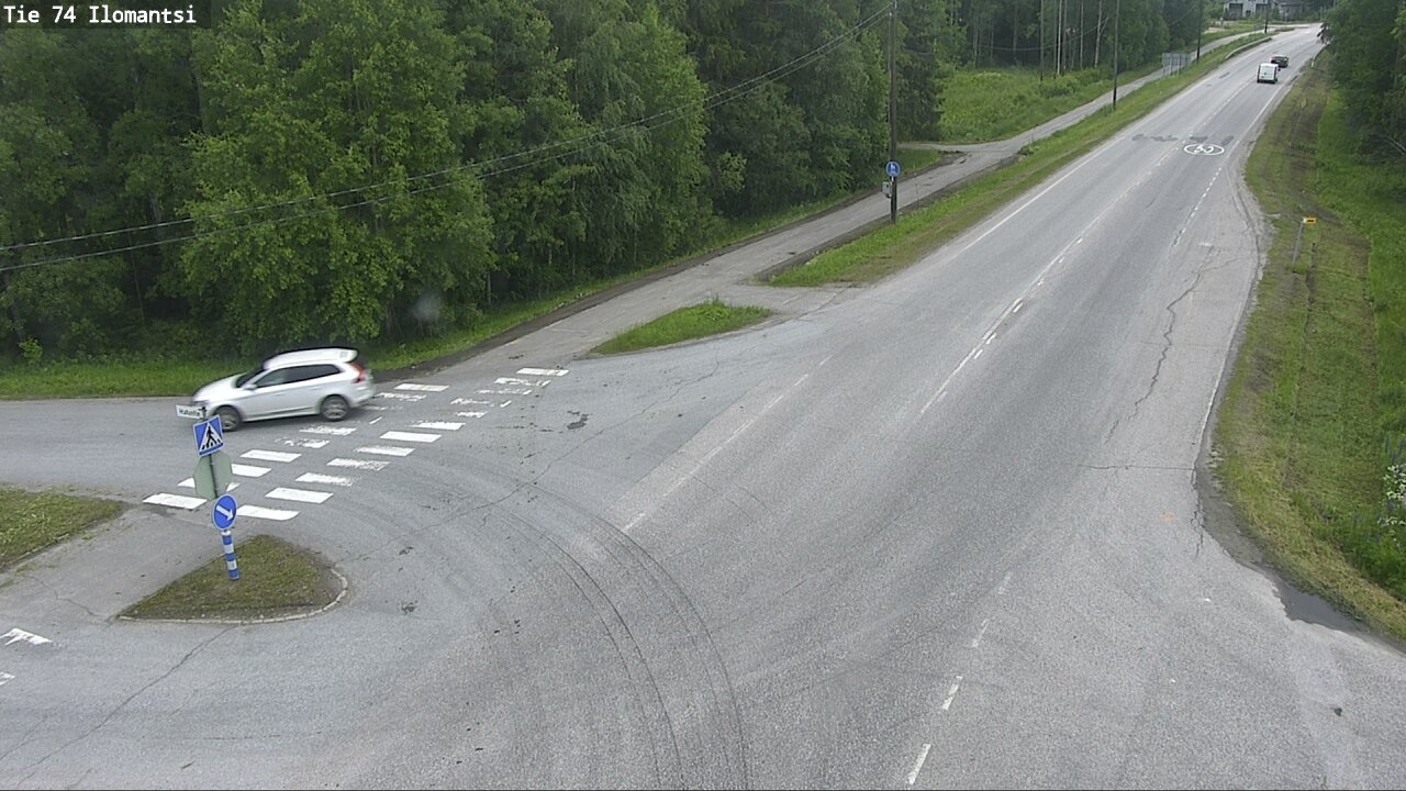 Weather Camera Image Väg 74 Ilomantsi, Ilomantsi, Pohjois-Karjala