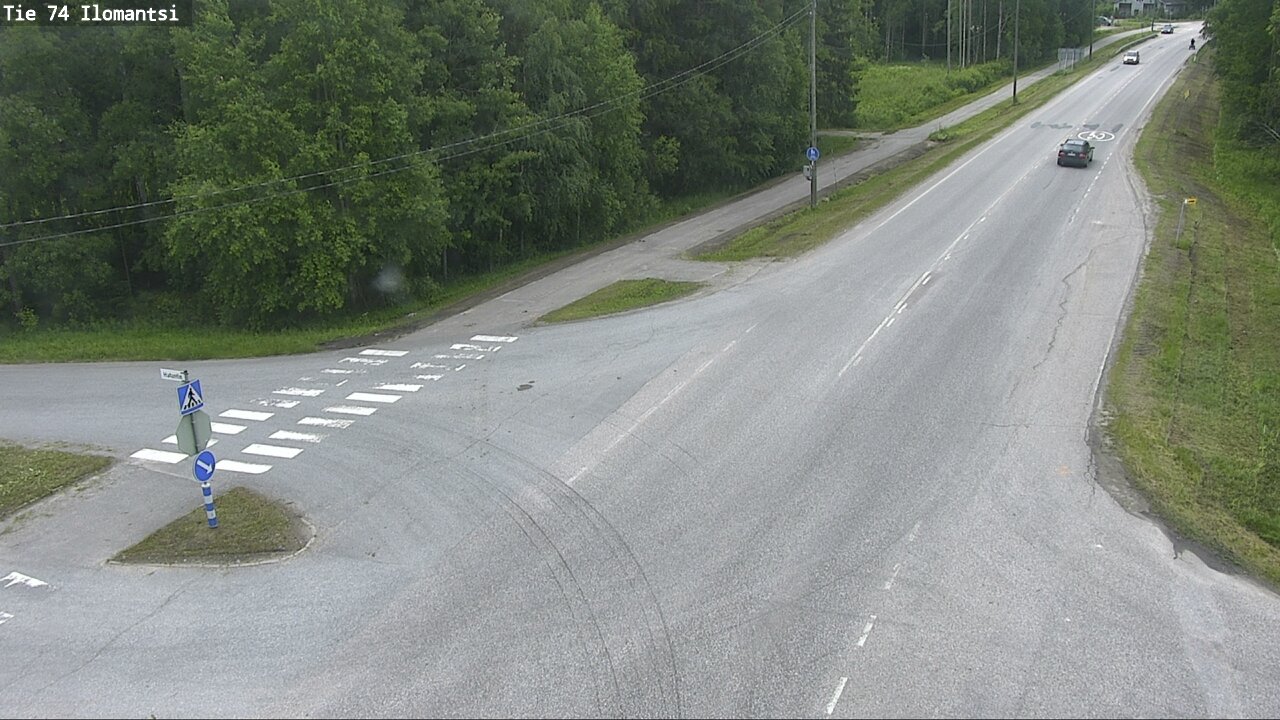 Weather Camera Image Väg 74 Ilomantsi, Ilomantsi, Pohjois-Karjala
