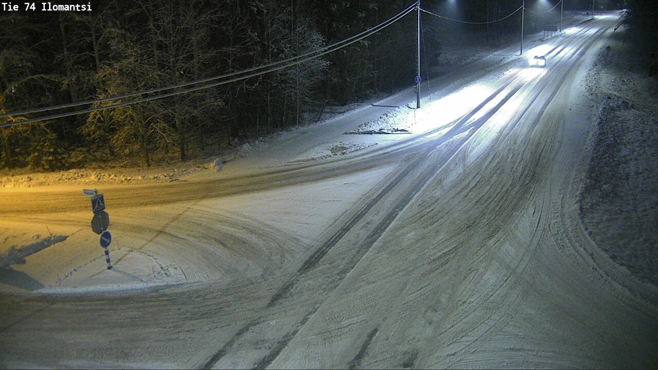 Weather Camera Image Väg 74 Ilomantsi, Ilomantsi, Pohjois-Karjala