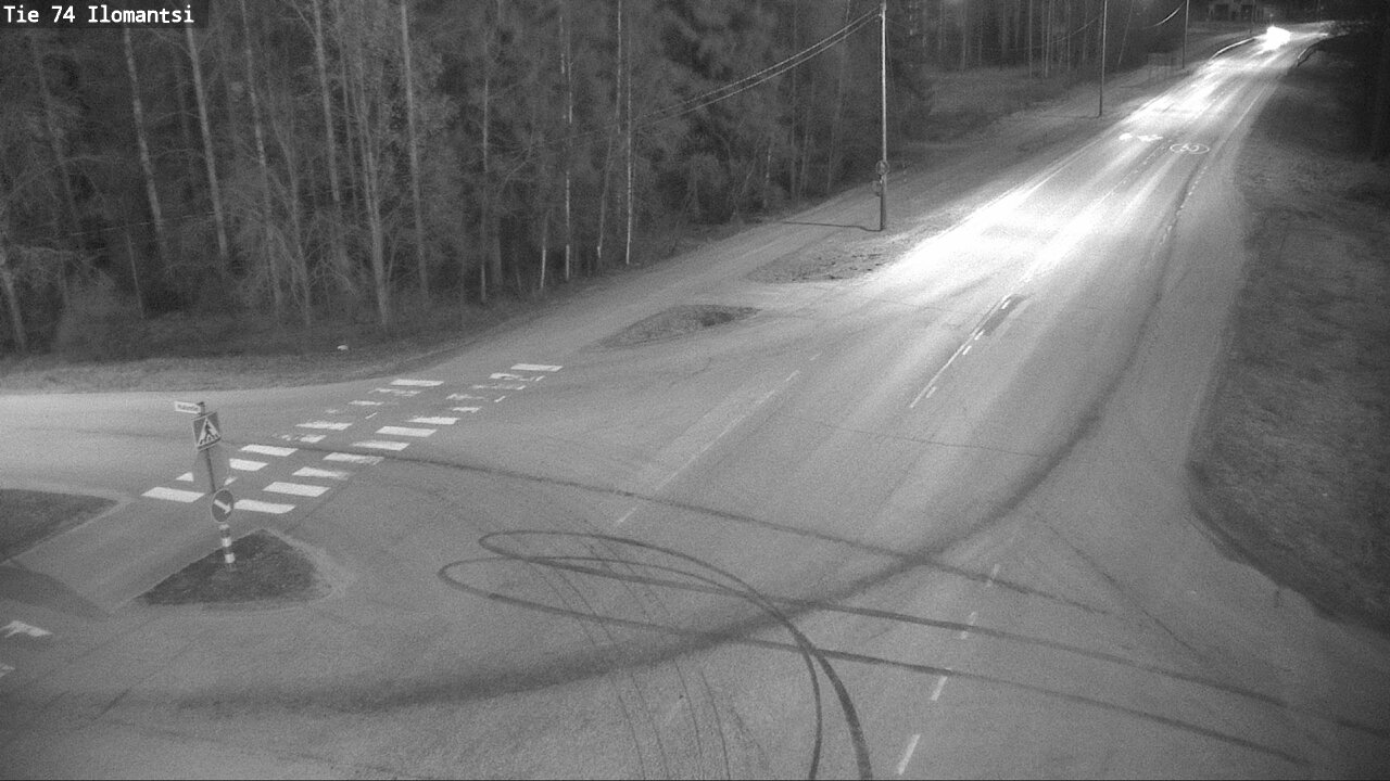 Weather Camera Image Väg 74 Ilomantsi, Ilomantsi, Pohjois-Karjala
