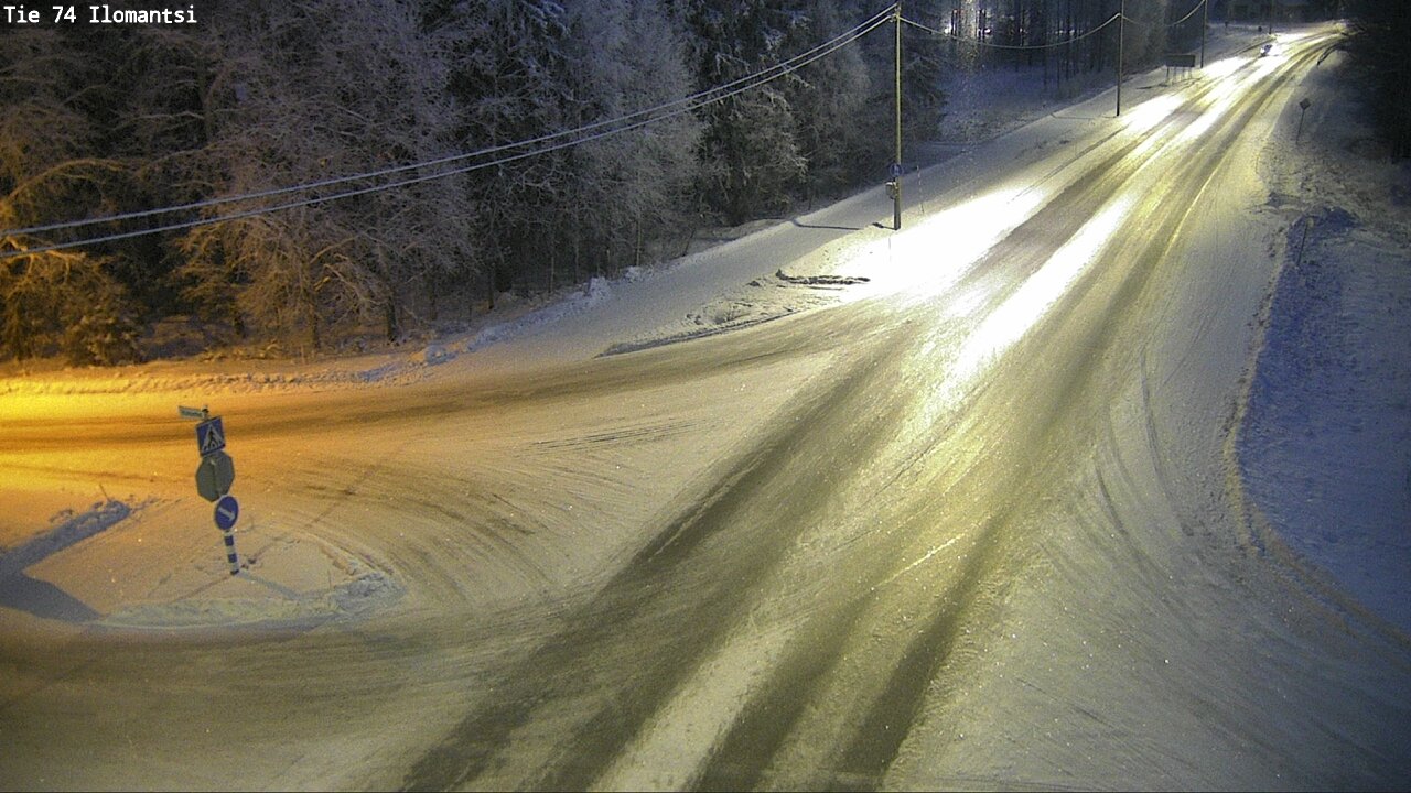 Weather Camera Image Road 74 Ilomantsi, Ilomantsi, Pohjois-Karjala