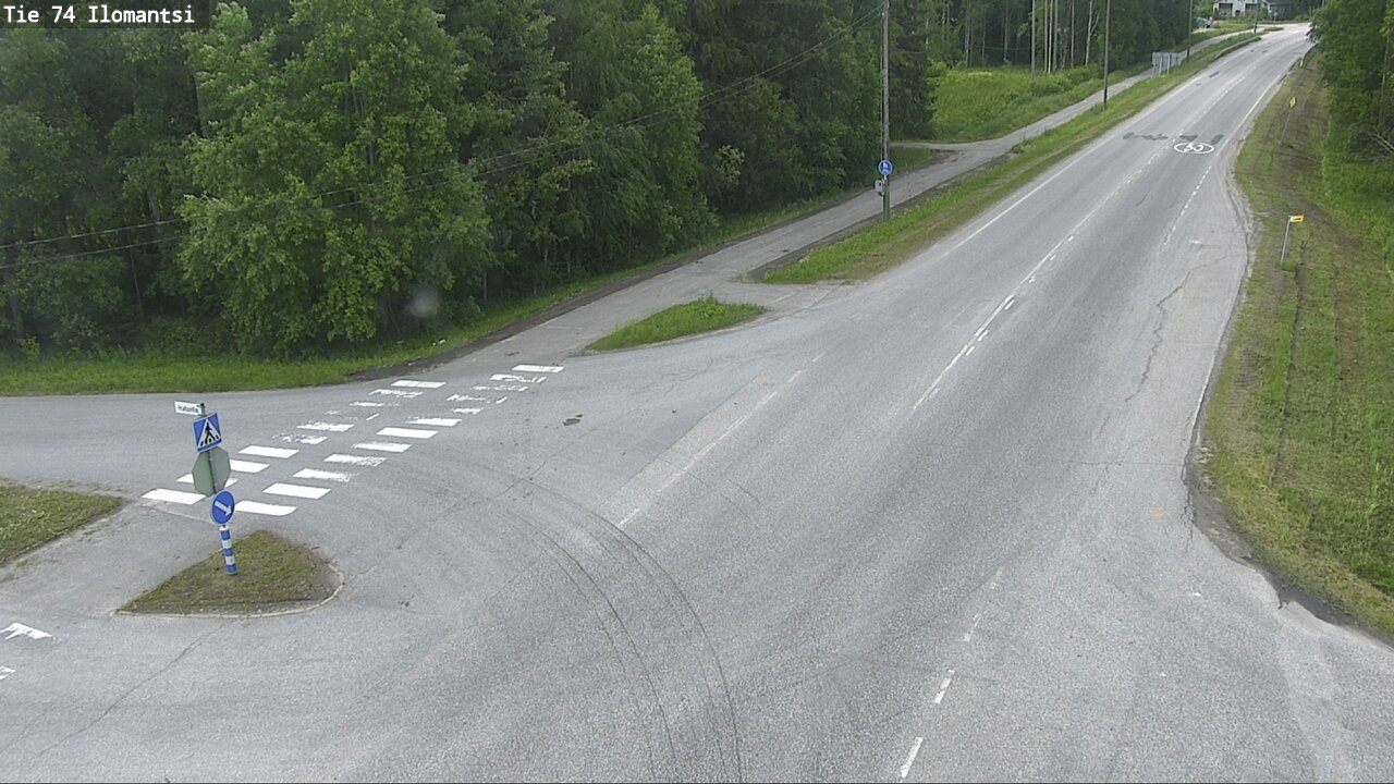 Weather Camera Image Väg 74 Ilomantsi, Ilomantsi, Pohjois-Karjala