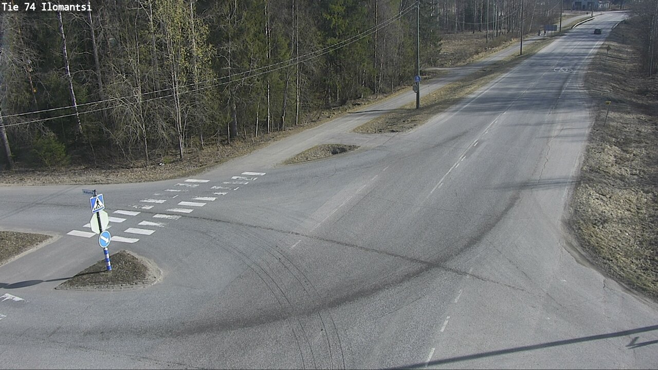 Weather Camera Image Väg 74 Ilomantsi, Ilomantsi, Pohjois-Karjala