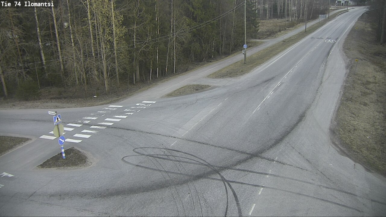 Weather Camera Image Väg 74 Ilomantsi, Ilomantsi, Pohjois-Karjala