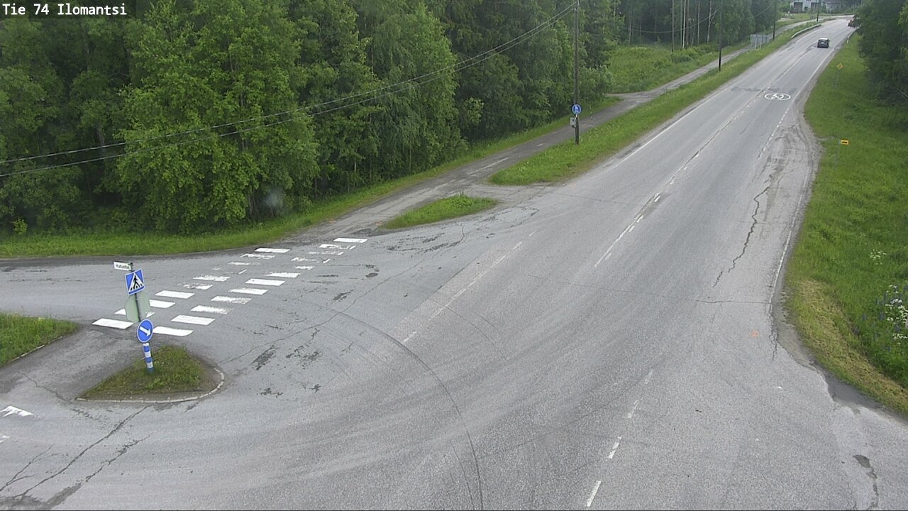 Weather Camera Image Väg 74 Ilomantsi, Ilomantsi, Pohjois-Karjala