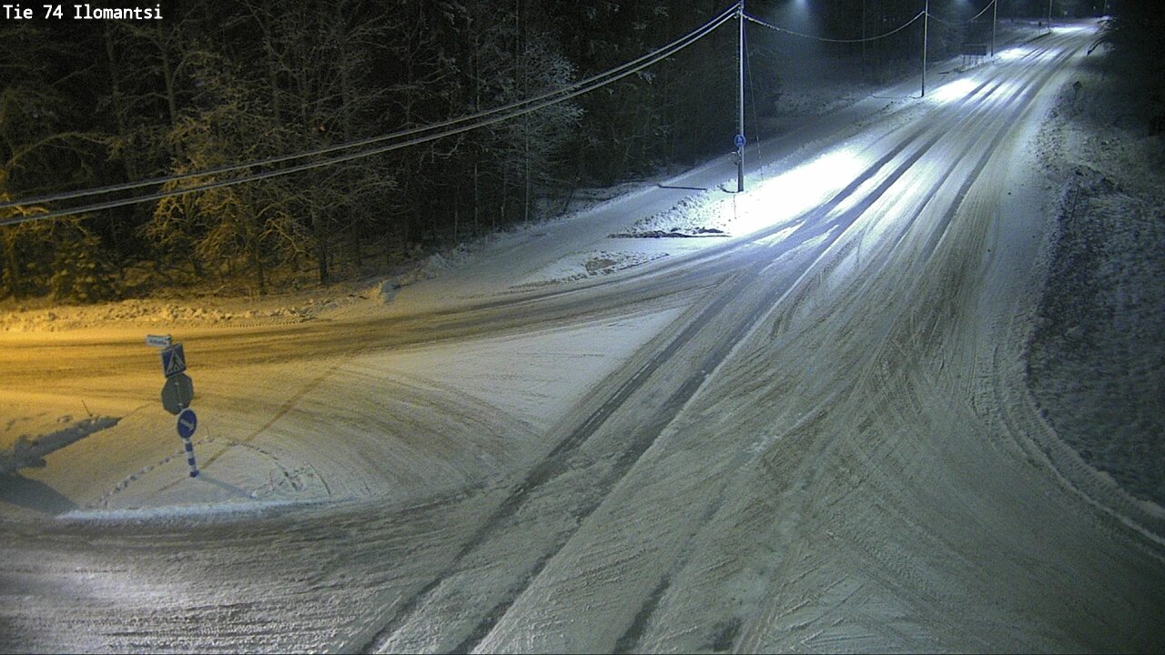 Weather Camera Image Väg 74 Ilomantsi, Ilomantsi, Pohjois-Karjala