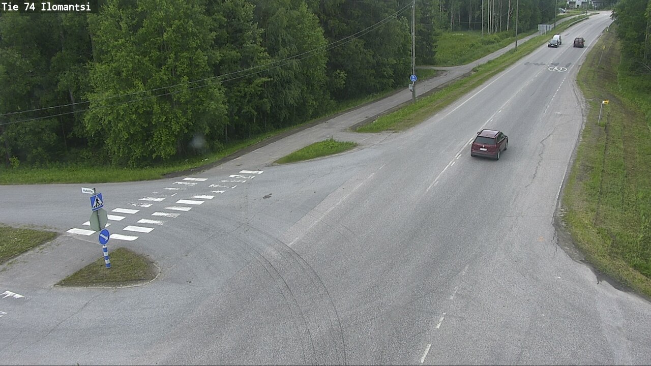 Weather Camera Image Väg 74 Ilomantsi, Ilomantsi, Pohjois-Karjala
