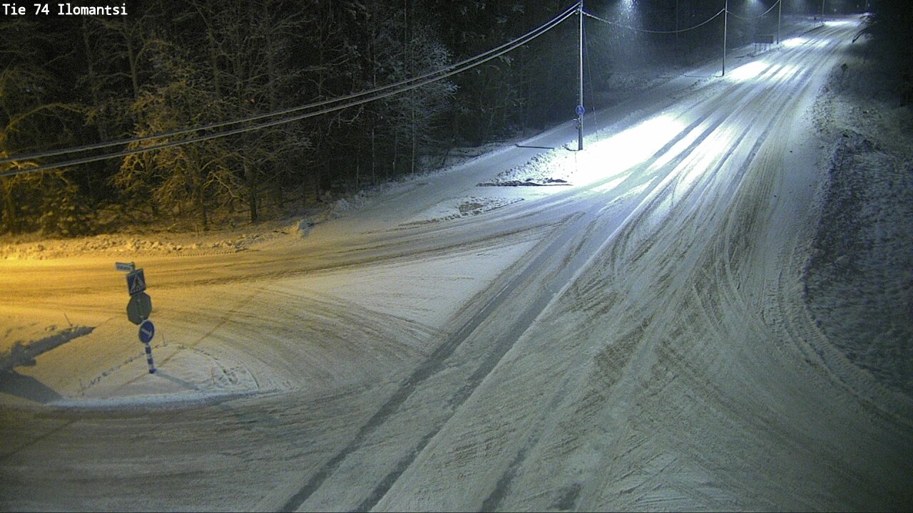 Weather Camera Image Väg 74 Ilomantsi, Ilomantsi, Pohjois-Karjala