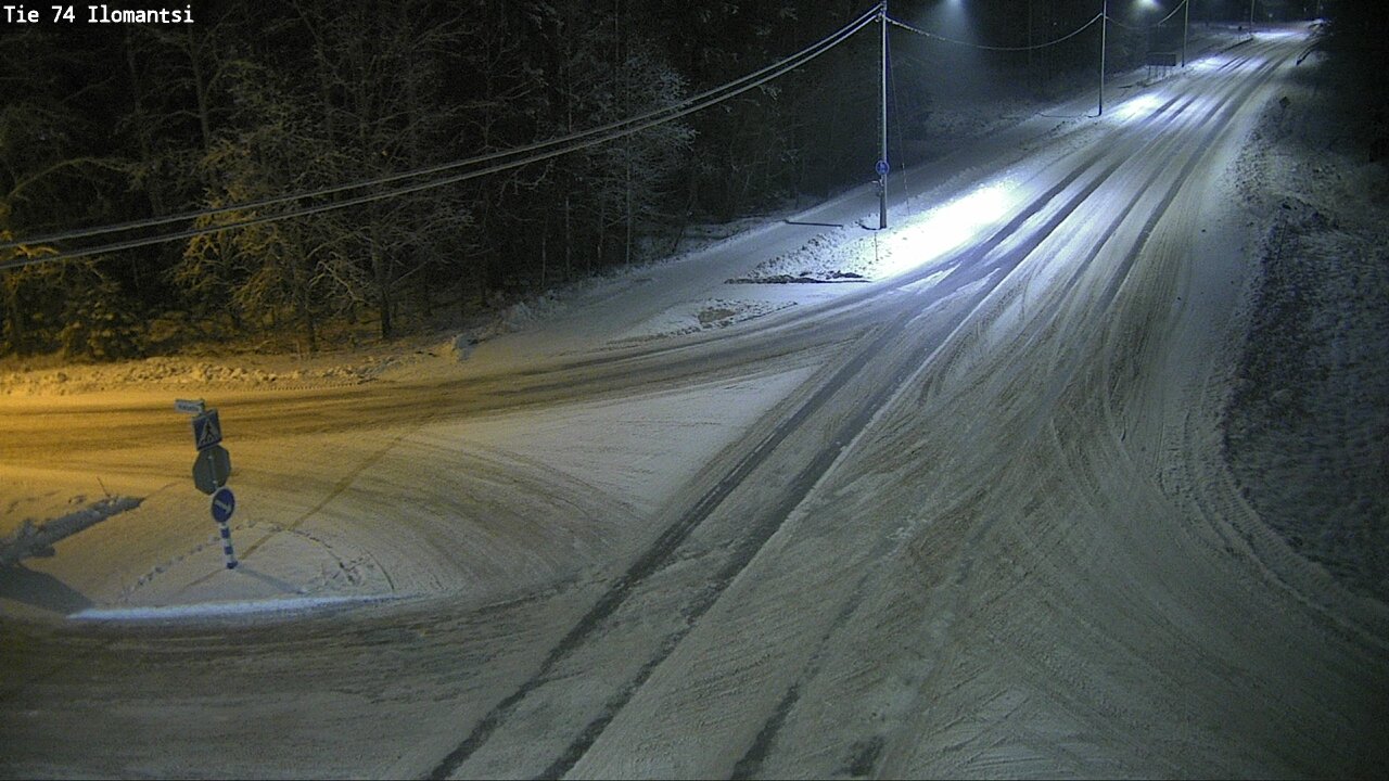 Weather Camera Image Väg 74 Ilomantsi, Ilomantsi, Pohjois-Karjala