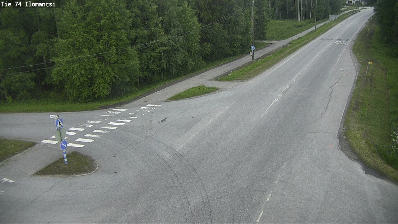 Weather Camera Image Väg 74 Ilomantsi, Ilomantsi, Pohjois-Karjala